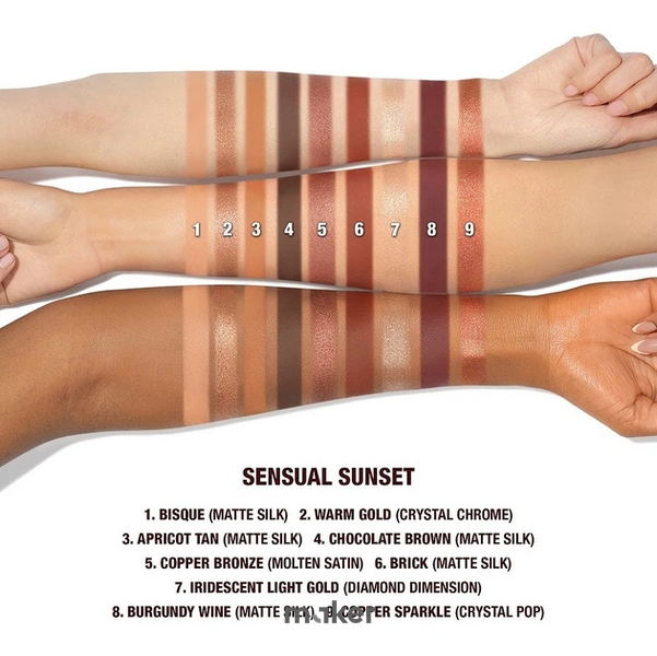 Charlotte Tilbury Beautifying Eye Trends Sensual Sunset &mdash; лимитированная палитра теней для глаз, 9г Sensual Sunset фото