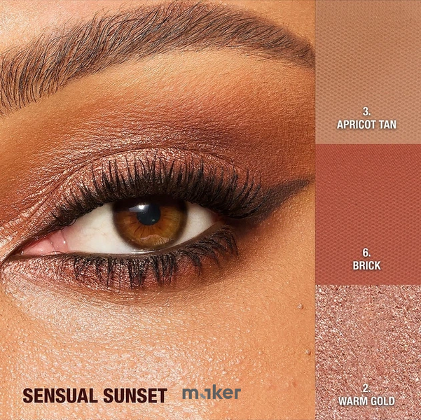Charlotte Tilbury Beautifying Eye Trends Sensual Sunset &mdash; лимитированная палитра теней для глаз, 9г Sensual Sunset фото