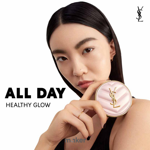 Тональна основа-кушон Yves Saint Laurent Touche &Eacute;clat Glow Pact Cushion B10 Porcelain, 12g B10 фото