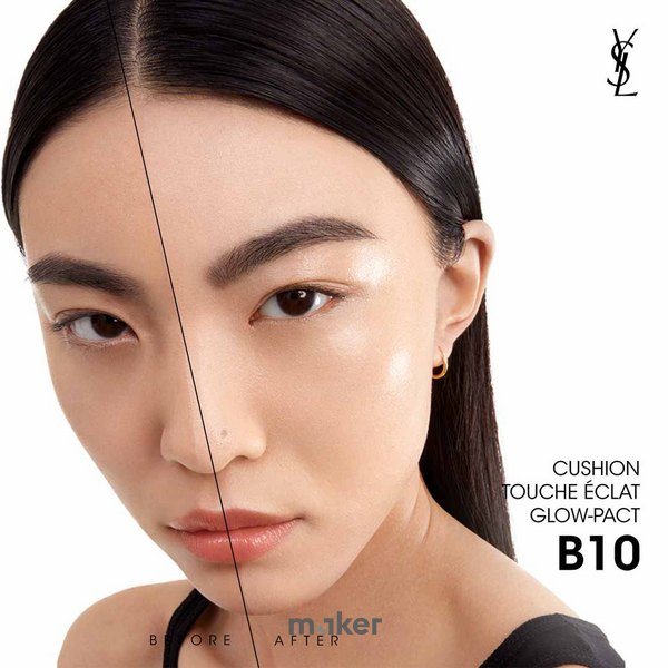 Тональна основа-кушон Yves Saint Laurent Touche &Eacute;clat Glow Pact Cushion B10 Porcelain, 12g B10 фото
