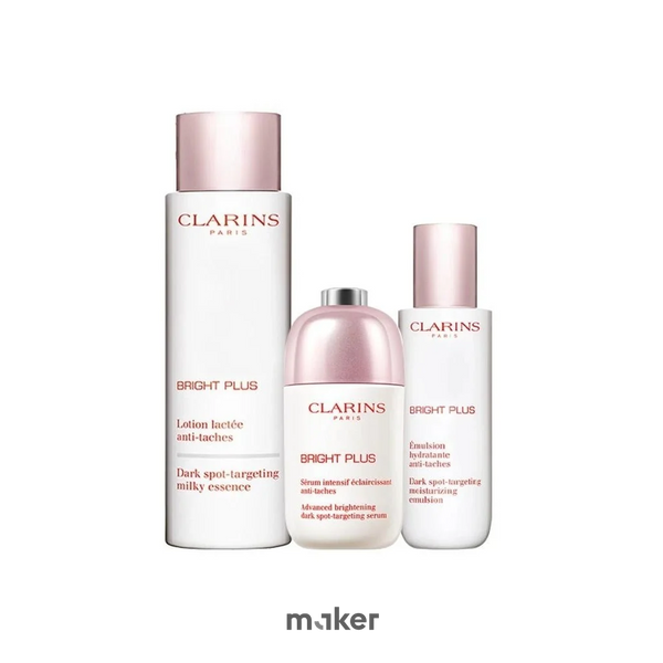 Набір Clarins Bright Plus Ritual SET 3в1: есенція, сироватка, емульсія - проти пігментації та тьмяності Clarins Bright Plus фото
