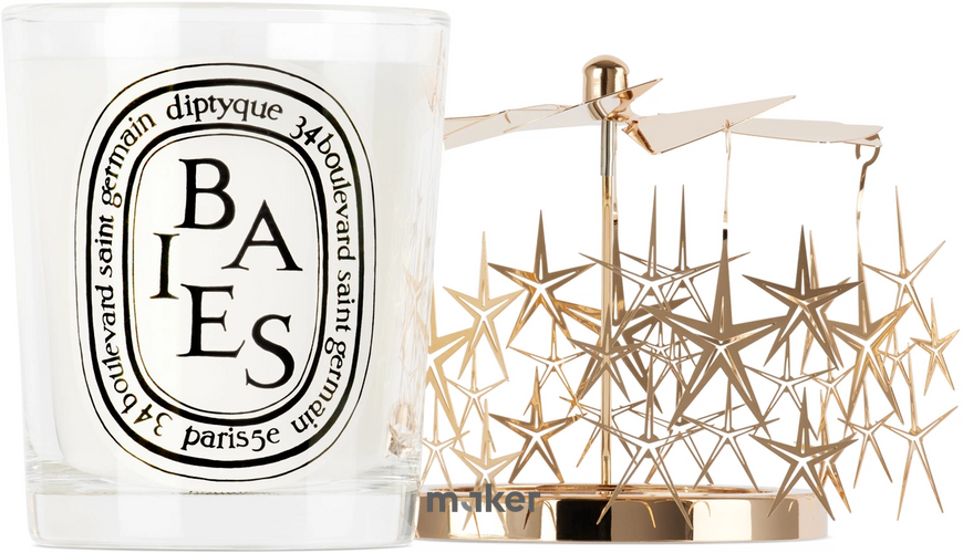 Подарочный набор Diptyque Baies (Berries) &mdash; ароматическая свеча с декоративной каруселью, 190г Diptyque Baies N Set фото