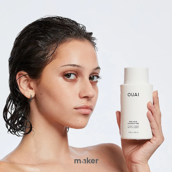 OUAI Fine Hair Conditioner &mdash; легкий кондиционер для объема и укрепления тонких волос, 300 мл OUAI Hair Conditioner фото