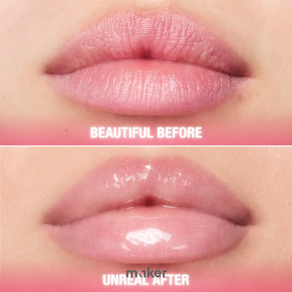Блеск-масло для губ &mdash; Charlotte Tilbury Unreal Lips Healthy Glow Nectar Lip Oil (Coconut Water), 14ml Charlotte Coconut Water фото