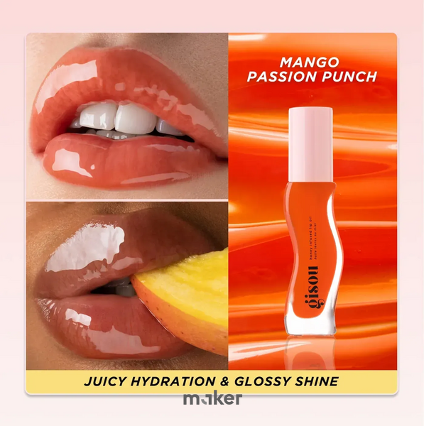 Масло для губ Gisou Honey Infused Lip Oil - Mango Passion Punch 8ml Mango Passion Punch фото