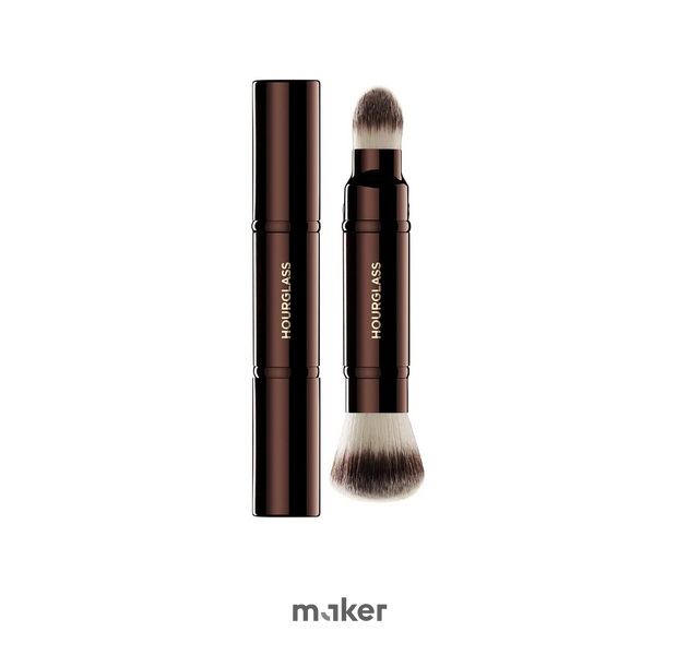 Hourglass Retractable Double Ended Complexion Brush &ndash; Двосторонній висувний пензель для ма 85444 фото