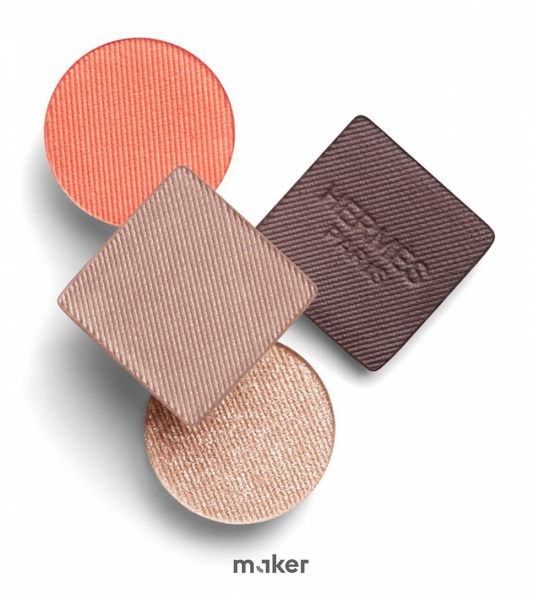 Палетка тіней для повік Herm&egrave;s Ombres d&rsquo;Herm&egrave;s Eye Shadow Quartet 3г, 03 Ombres Fauves 03 фото
