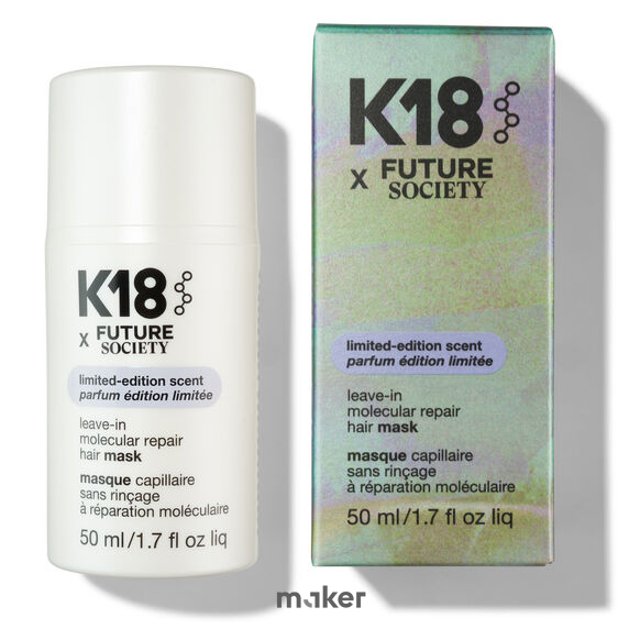 K18 x Future Society Leave-In Molecular Repair Hair Mask - Несмываемая маска для восстановления волос, 50 ml K18 x Future Society Mask фото