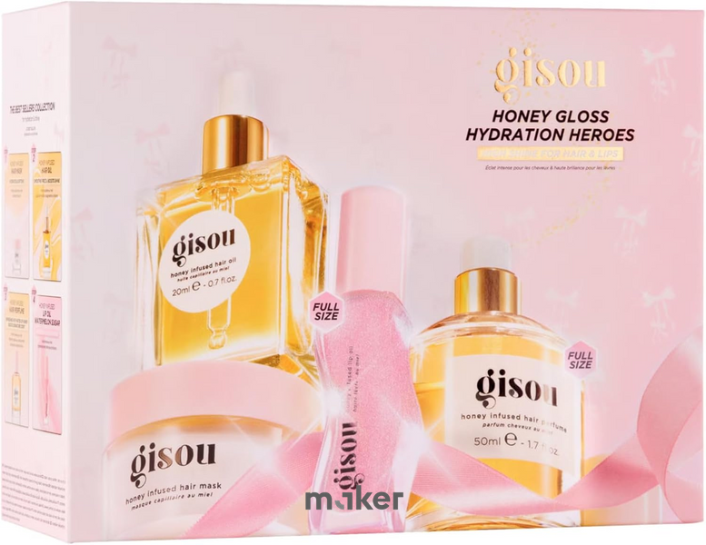Подарочный бьюти-набор Gisou Honey Gloss Hydration Heroes Gift Set Gisou Honey Gloss фото